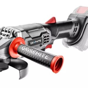 Graphite Energy+ 18V Li-Ion bešepetėlinis kampinis šlifuoklis su 115 mm disku be akumuliatoriaus