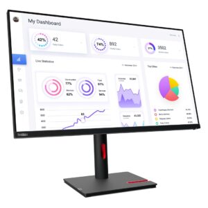 Lenovo ThinkVision T32p-30 LED display 80 cm (31.5") 3840 x 2160 pikseliai 4K Ultra HD Juoda - Image 3