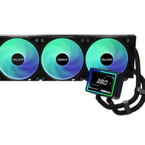 Asrock Challenger 360 Digital Procesorius Aušinimo skysčiu rinkinys 12 cm Juoda - Image 3