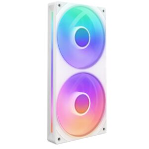NZXT RF-U24HF-W1 Kompiuterio aušinimo sistema Kompiuterio korpusui Ventiliatorius Balta