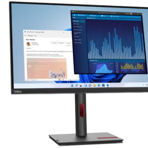 Lenovo ThinkVision T27p-30 kompiuterio monitorius 68,6 cm (27") 3840 x 2160 pikseliai 4K Ultra HD LED Juoda - Image 3
