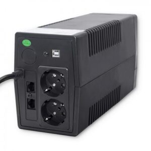 Qoltec Monolith nepertraukiamo maitinimo resursai (UPS) Dviguba konversija (prisijungus) 1 kVA 600 W 2 AC išvestis(ys / čių) - Image 2