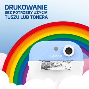 Vaikiškas fotoaparatas LAMAX InstaKid2 Play, mėlynas - Image 2