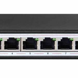 Extralink EX.3906 tinklo komutatorius Ne-valdomas L2 Fast Ethernet (10/100) Maitinimas per Eternetą (PoE) 1U Juoda