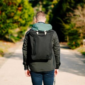 Native Union BACKPACK-BLK kuprinė Kasdienė kuprinė Juoda Audinys, Polietileno tereftalatas (PET), Perdirbtas plastikas - Image 2