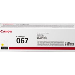 Canon 067 tonerio kasetė 1 vnt Originalus Geltona