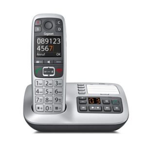 Gigaset E560A telefonas DECT telefonas Skambintojo ID Juoda, Sidabras - Image 3