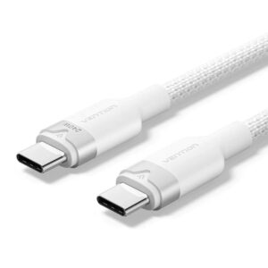 USB-C į C 2.0 Vention PD 3.1 5A 240W 2m WH kabelis