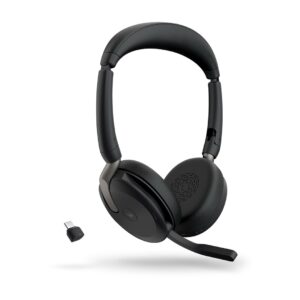 Jabra Evolve2 65 Flex Laisvų rankų įranga Vielinis ir Bevielis Su lankeliu Biuras / skambučių centras Bluetooth Juoda - Image 3