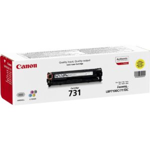 Canon 731 tonerio kasetė 1 vnt Originalus Geltona - Image 2