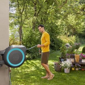 Gardena 18620-20 sodo žarnos ritė Ant sienos kabinama ritė Automatinis Juoda - Image 3