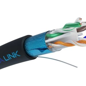 Extralink EX.17108 tinklo kabelis Juoda 305 m Cat6 F/UTP (FTP) - Image 2