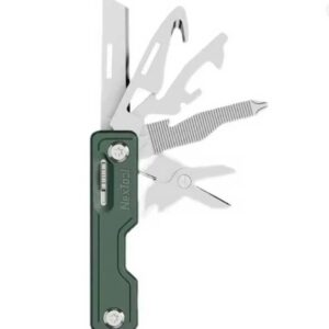 NexTool NE20098 10-in-1 daugiafunkcinis peilis, žalias