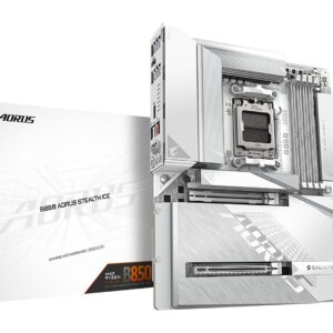 GIGABYTE B850 AORUS STEALTH ICE AMD B850 AM5 lizdas ATX