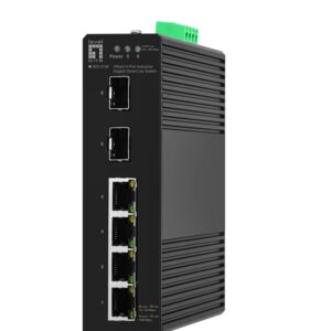 LevelOne IGS-2106 tinklo komutatorius Valdomas L2 Gigabit Ethernet (10/100/1000) Juoda - Image 1