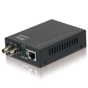 LevelOne FVT-2002 tinklo medijos keitiklis 100 Mbit/ai 1310 nm Juoda - Image 1