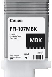 Canon PFI-107MBK rašalo kasetė 1 vnt Originalus Matinis Juodas - Image 1