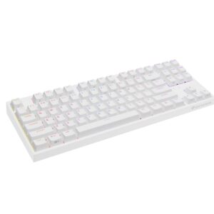 GENESIS Thor 404 TKL klaviatūra Žaidimams USB QWERTY JAV tarptautinė versija Balta
