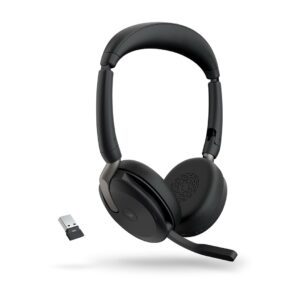 Jabra Evolve2 65 Flex Laisvų rankų įranga Vielinis ir Bevielis Su lankeliu Biuras / skambučių centras Bluetooth Juoda - Image 3