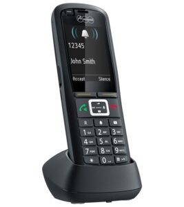 Auerswald COMfortel M-730 DECT-Handset DECT telefonas Skambintojo ID Juoda - Image 3