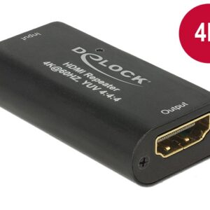 DeLOCK 11462 kabelių lizdinio / kištukinio jungčių tipo keitiklis HDMI Juoda - Image 2