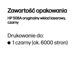 HP 508A Black Original LaserJet Toner Cartridge - Image 2