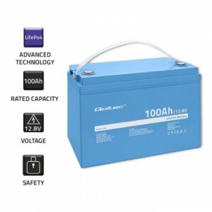 Qoltec 53705 automobilio akumuliatorius Ličio geležies fosfatas (LiFePO4) 100 Ah 12,8 V 100 A Automobilis - Image 3