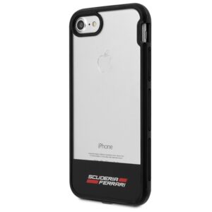 Ferrari kietas dėklas FEHCP7BISBK Apple iPhone 7/8/SE 2020 / SE 2022 skaidrus juodos spalvos - Image 2