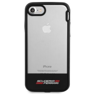 Ferrari kietas dėklas FEHCP7BISBK Apple iPhone 7/8/SE 2020 / SE 2022 skaidrus juodos spalvos - Image 3