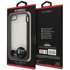 Ferrari kietas dėklas FEHCP7BISBK Apple iPhone 7/8/SE 2020 / SE 2022 skaidrus juodos spalvos - Image 8