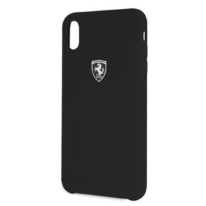 Ferrari kietas dėklas FEOSIHCI65BK Apple iPhone Xs Max juodos spalvos Silicone Off track - Image 3