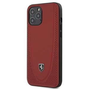 Ferrari FEOGOHCP12LRE Apple iPhone 12 Pro Max 6,7" red kietas dėklas Off Track Perforated - Image 1