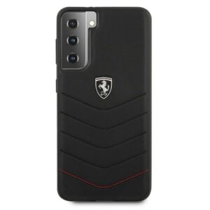 Ferrari FEHQUHCS21MBK S21+ G996 juodos spalvos kietas dėklas Off Track Quilted - Image 3