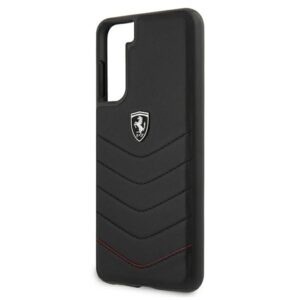 Ferrari FEHQUHCS21MBK S21+ G996 juodos spalvos kietas dėklas Off Track Quilted - Image 6