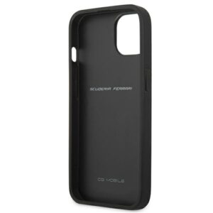 Ferrari FEHCP13SRQUK Apple iPhone 13 mini 5,4" juodos spalvos kietas dėklas Off Track Quilted - Image 7