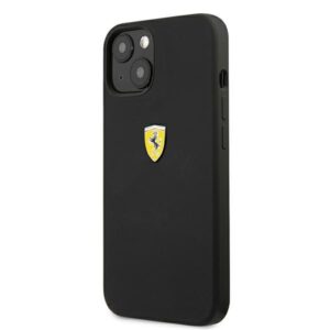 Ferrari FESSIHCP13SBK Apple iPhone 13 mini 5,4" juodos spalvos kietas dėklas Silicone - Image 2
