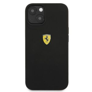 Ferrari FESSIHCP13SBK Apple iPhone 13 mini 5,4" juodos spalvos kietas dėklas Silicone - Image 3