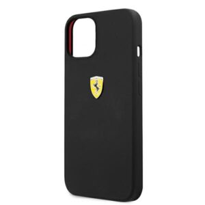 Ferrari FESSIHCP13SBK Apple iPhone 13 mini 5,4" juodos spalvos kietas dėklas Silicone - Image 6