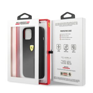 Ferrari FESSIHCP13SBK Apple iPhone 13 mini 5,4" juodos spalvos kietas dėklas Silicone - Image 8