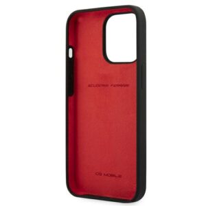 Ferrari FESSIHCP13XBK Apple iPhone 13 Pro Max 6,7" juodos spalvos kietas dėklas Silicone - Image 7