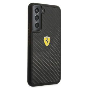 Ferrari FEHCS22SFCAK S22 S901 juodos spalvos kietas dėklas On Track Real Carbon - Image 4