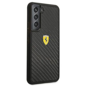 Ferrari FEHCS22MFCAK S22+ S906 juodos spalvos kietas dėklas On Track Real Carbon - Image 4