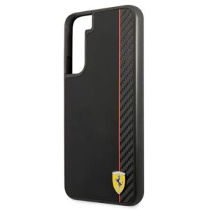 Ferrari FESAXHCS22MBK S22+ S906 juodos spalvos kietas dėklas On Track Carbon Stripe - Image 6