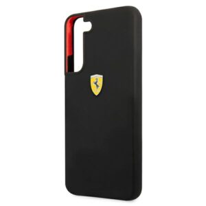 Ferrari FESSIHCS22MBK S22+ S906 juodos spalvos kietas dėklas On Track Silicone - Image 6