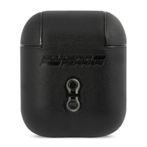 Ferrari FESA2LEBK AirPods dėklas juodos spalvos On Track Leather - Image 3