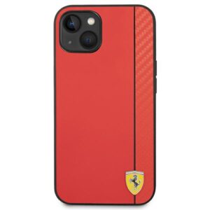 Ferrari FEHCP14MAXRE Apple iPhone 14 Plus / 15 Plus 6.7" red kietas dėklas Carbon - Image 3