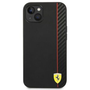 Ferrari FEHCP14MAXBK Apple iPhone 14 Plus / 15 Plus 6.7" juodos spalvos kietas dėklas Carbon - Image 3