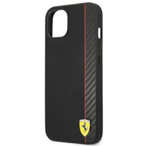 Ferrari FEHCP14MAXBK Apple iPhone 14 Plus / 15 Plus 6.7" juodos spalvos kietas dėklas Carbon - Image 7