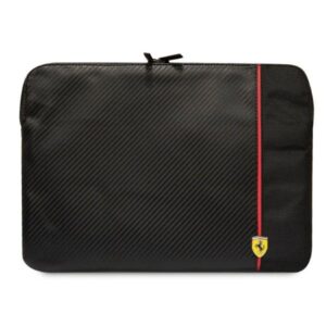 Ferrari Dėklas kompiuteriui FECS14AXBK 14" juodos spalvos Carbon&Smooth - Image 1