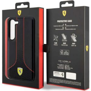 Ferrari FEHCS23MPCSK S23+ S916 juodos spalvos kietas dėklas Perforated 296 P - Image 8